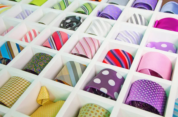 Silk neckties — Stock Photo, Image