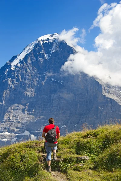 Senderismo en los Alpes —  Fotos de Stock