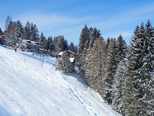 Winter in den Alpen — Stockfoto