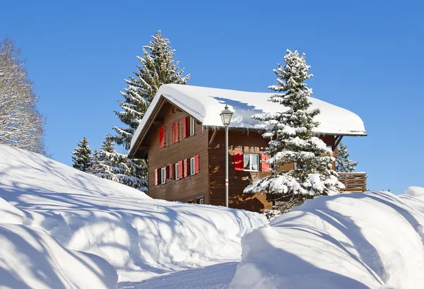 L'hiver dans les Alpes — Photo