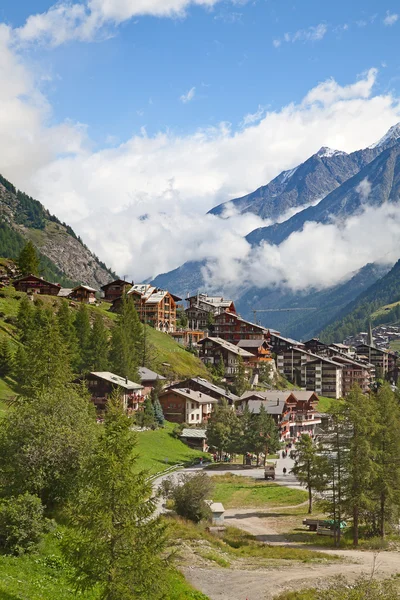 Şehir zermatt — Stok fotoğraf