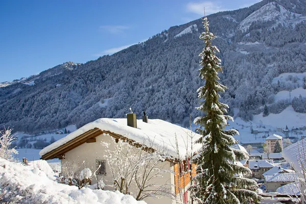 Winter in den Alpen — Stockfoto