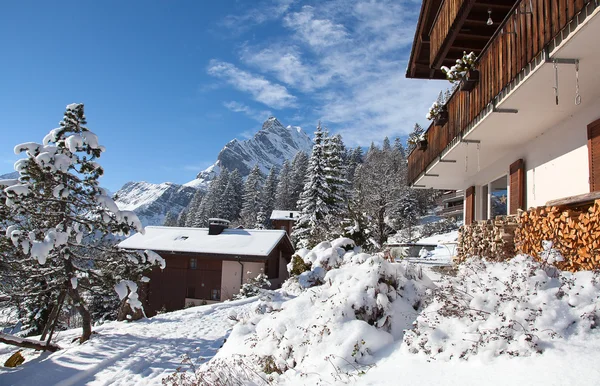 Inverno nos Alpes — Fotografia de Stock