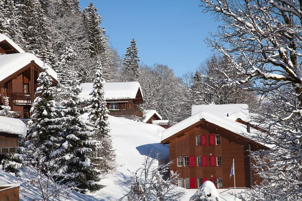 Winter in de Alpen — Stockfoto