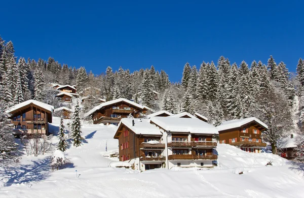 Winter in den Alpen — Stockfoto