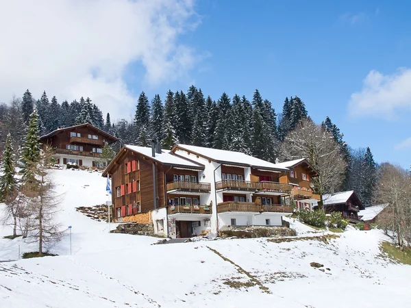 Winterferienhaus — Stockfoto