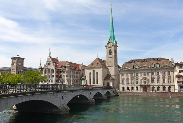 Zurich in summer — Stockfoto