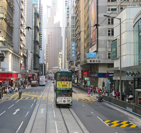 Tram van Hongkong — Stockfoto