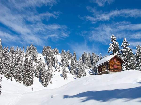 Invierno en los Alpes — Foto de Stock