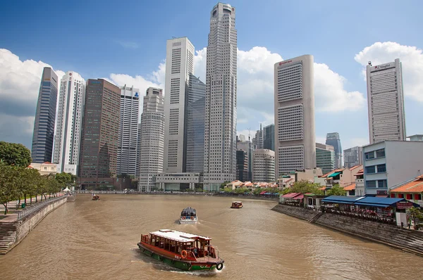 Singapore rivier — Stockfoto