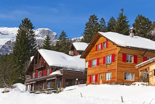 Winter in den Alpen — Stockfoto