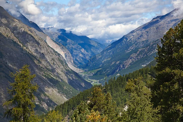 Ciudad Zermatt — Foto de Stock