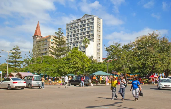 Maputo Staurday rynku — Zdjęcie stockowe