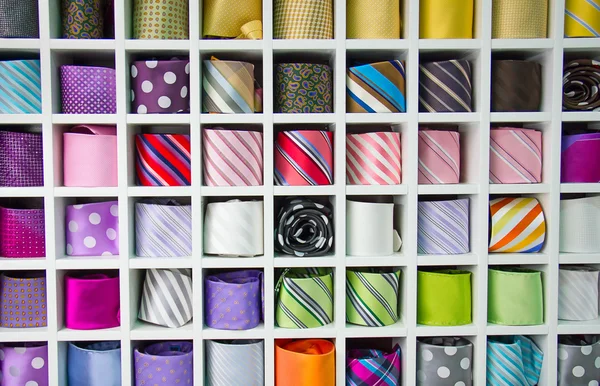 Silk neckties — Stock Photo, Image