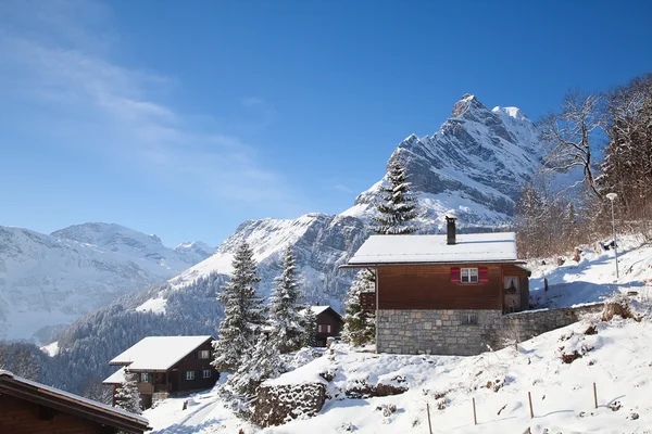 Inverno nos Alpes — Fotografia de Stock