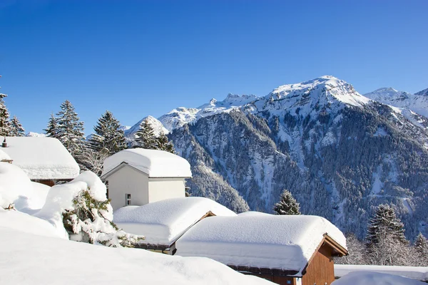 L'hiver dans les Alpes — Photo