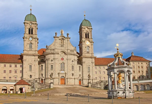 Einsiedeln Benedictine abbey — Stok fotoğraf