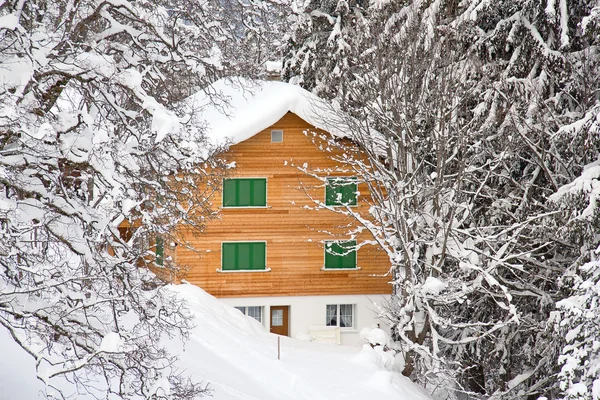 Inverno nos Alpes — Fotografia de Stock