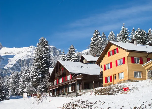 Winter in de Alpen — Stockfoto