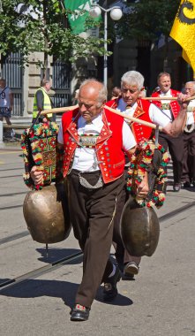 Zürih İsviçre Ulusal Günü Yürüyüşü