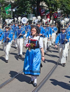 Zürih İsviçre Ulusal Günü Yürüyüşü