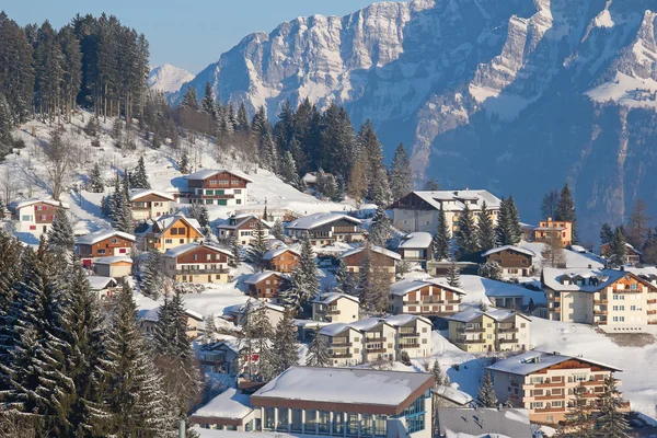 Winter in den Alpen — Stockfoto