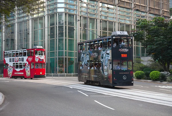 Tram van Hongkong — Stockfoto