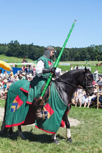 Knight on the horse — Stock Photo, Image