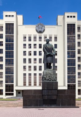 Minsk'te bina Parlamento. Belarus