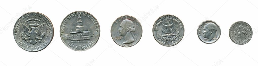 US coins Royalty Free Stock Photos