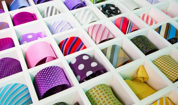 Silk neckties — Stock Photo, Image