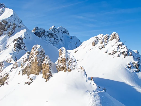 L'hiver dans les Alpes — Photo