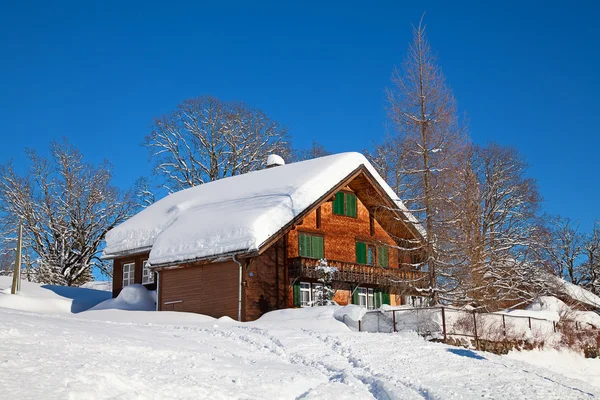 Winter in alps — Stock Photo, Image