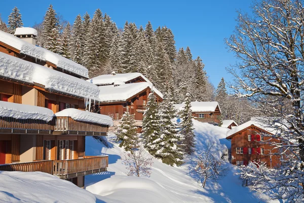 Winter in den Alpen — Stockfoto