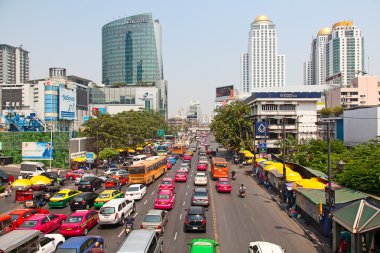 trafik sıkışıklığı Bangkok