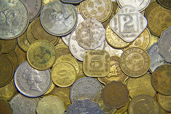 Wielkiej Brytanii monety — Zdjęcie stockowe