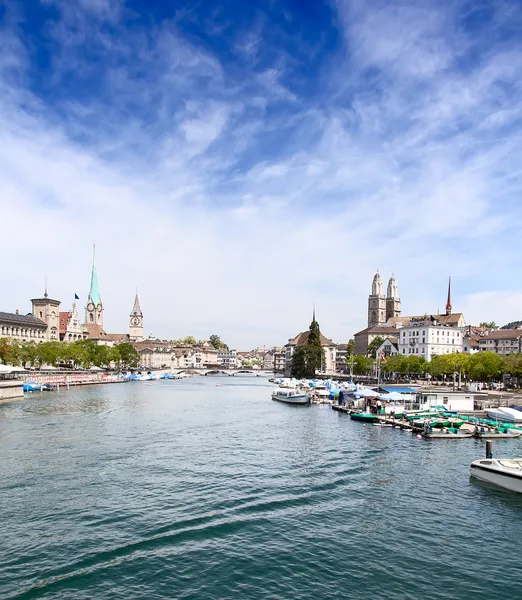 Zurich in summer — Stockfoto