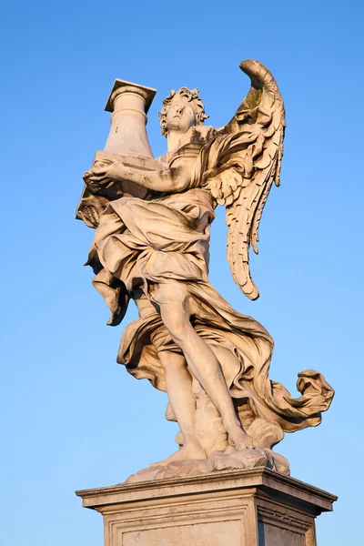 Puente de Sant 'Angelo en Roma — Foto de Stock