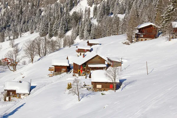 Winter in den Alpen — Stockfoto