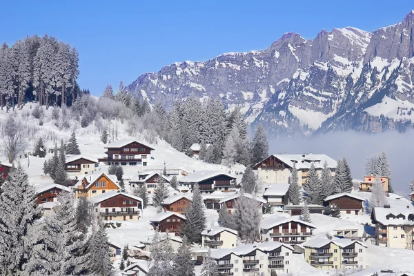 Winter in den Alpen — Stockfoto