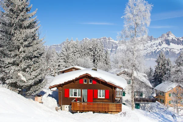 Winter in de Alpen — Stockfoto