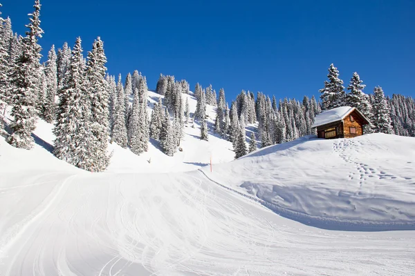 Winter in de Alpen — Stockfoto