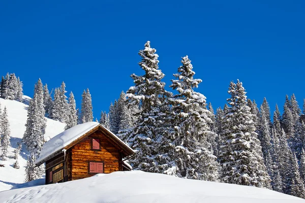 Winter in de Alpen — Stockfoto