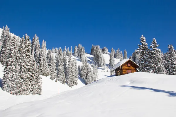 Invierno en los Alpes — Foto de Stock