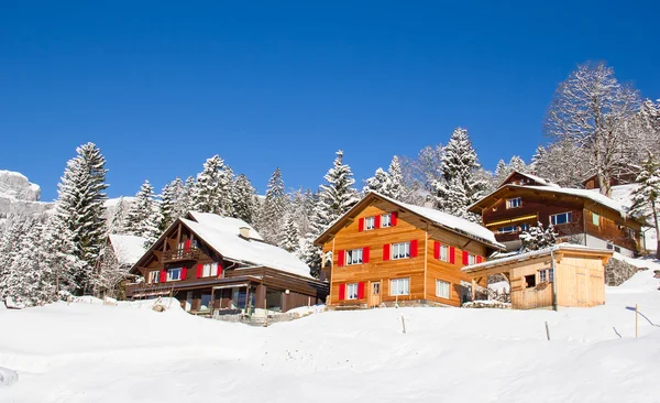 Winter in de Alpen — Stockfoto