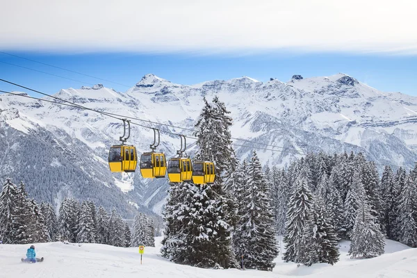 Inverno nos Alpes — Fotografia de Stock