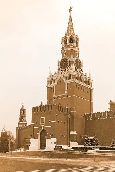 Torre de Spasskaya — Fotografia de Stock
