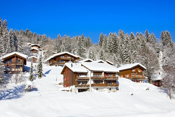 Winter in de Alpen — Stockfoto