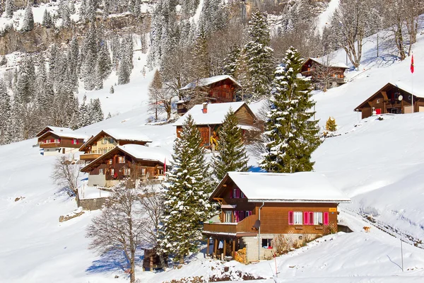 Winter in alps — Stock Photo, Image