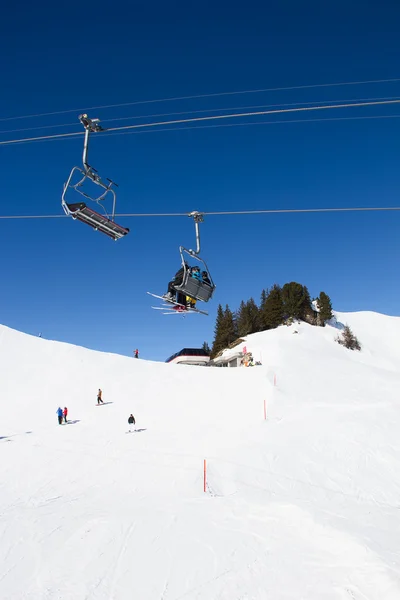 Skiing slope — Stock Photo, Image